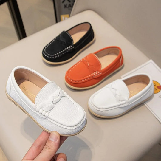 StepLoaf™ – Leren Loafers voor Kinderen