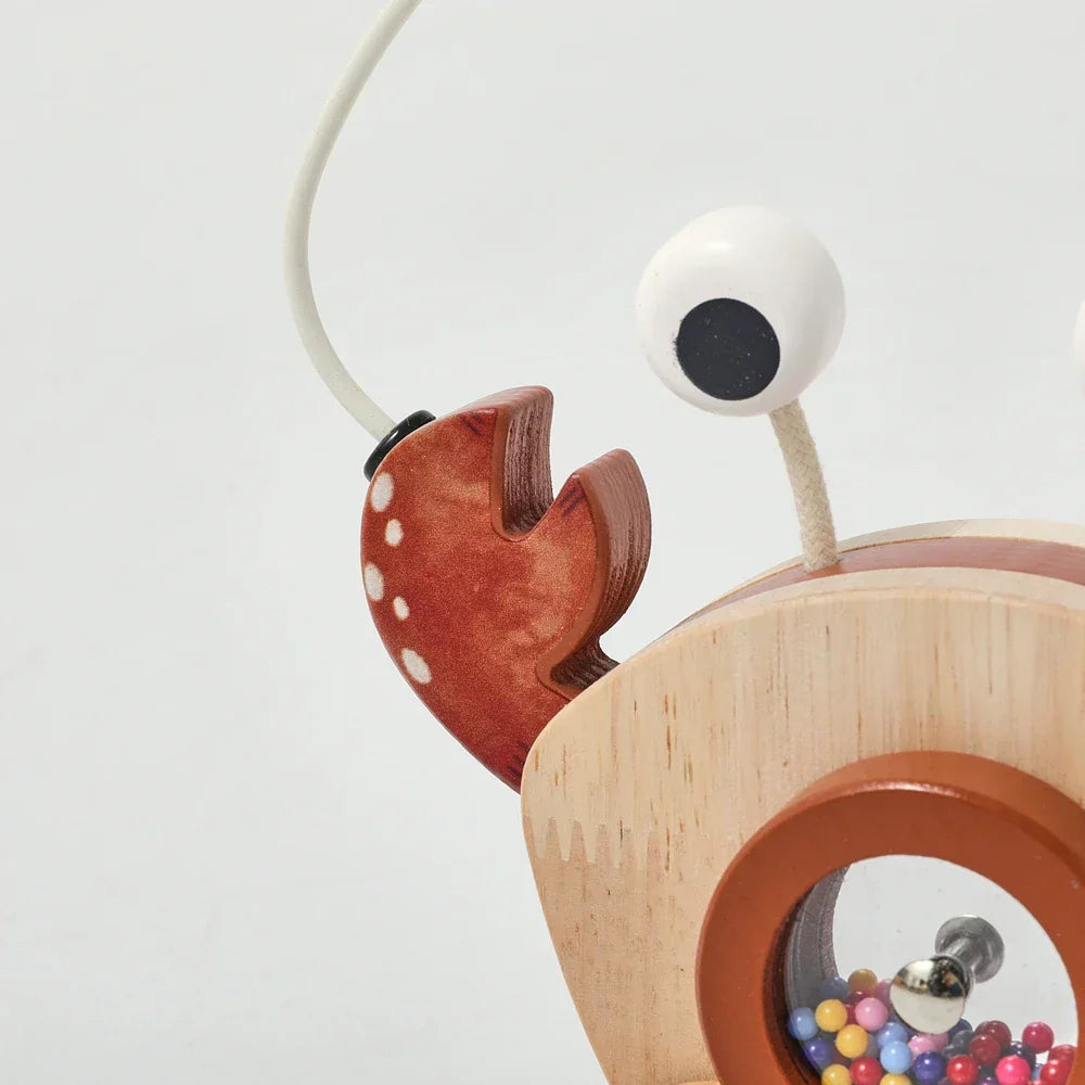 CrabbyPull™ – Houten Trekkrab Speelgoed – Leuk & Educatief