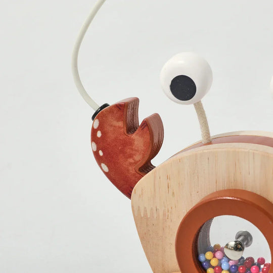 CrabbyPull™ – Houten Trekkrab Speelgoed – Leuk & Educatief