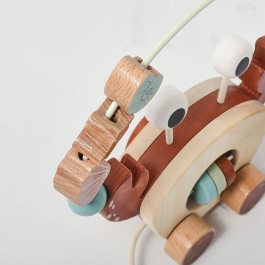 CrabbyPull™ – Houten Trekkrab Speelgoed – Leuk & Educatief