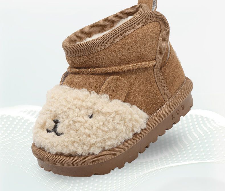 PlayStep™ – Warme Enkellaarsjes met Speels Detail – Comfortabele Winterlaars