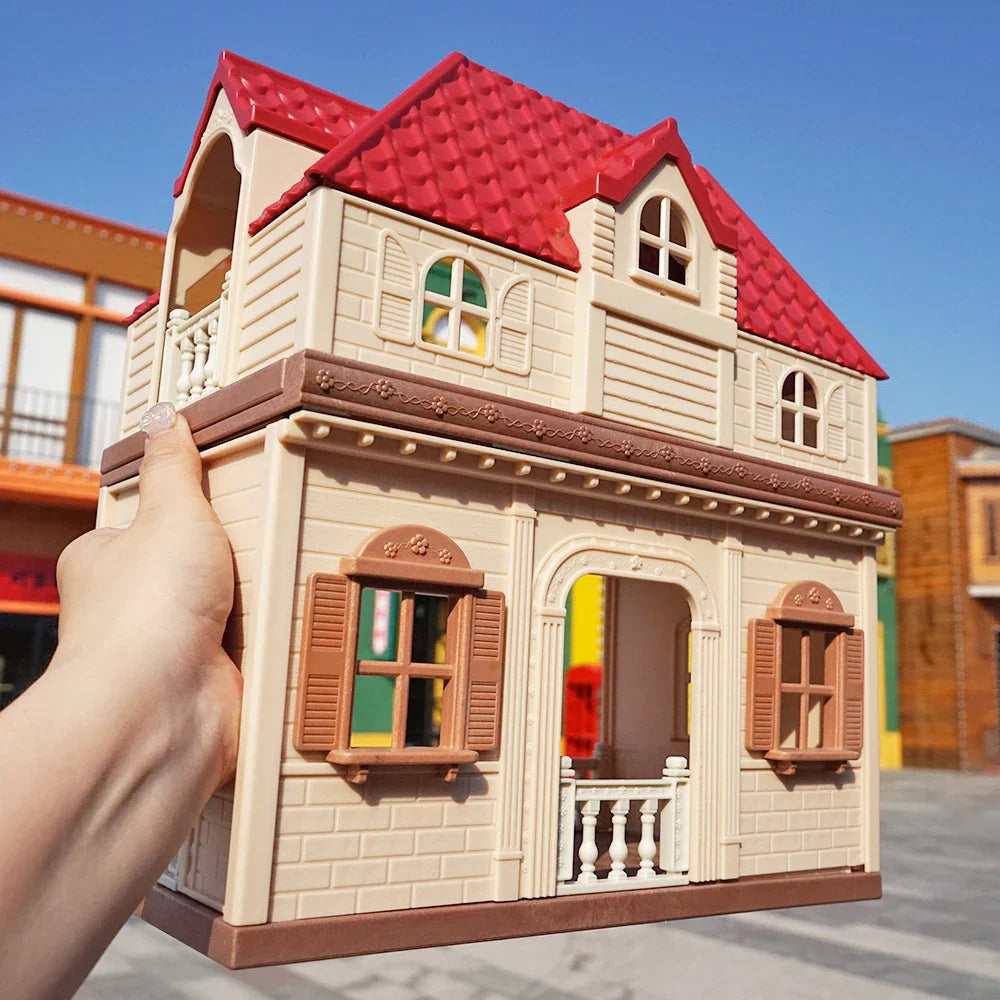 TinyVilla™ – 1:12 Poppenhuis Meubelpakket – Keuken & Dinette