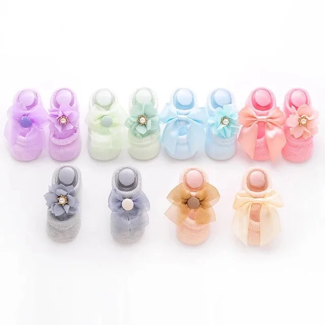 AngelToes™ – Elegante en Comfortabele Babysokjes met Anti-Slip