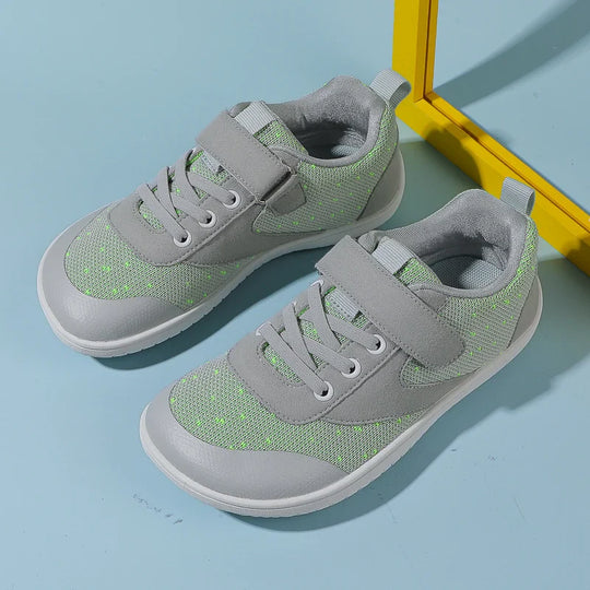 FlexiBare – Barefoot Kindersneakers met Brede Neus