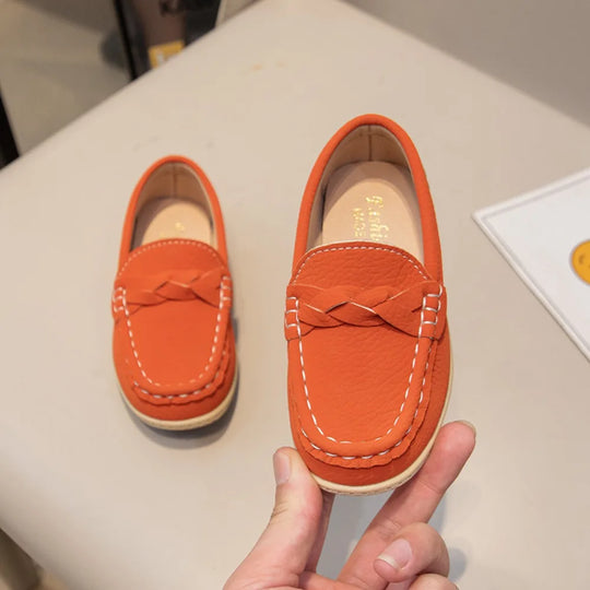 StepLoaf™ – Leren Loafers voor Kinderen