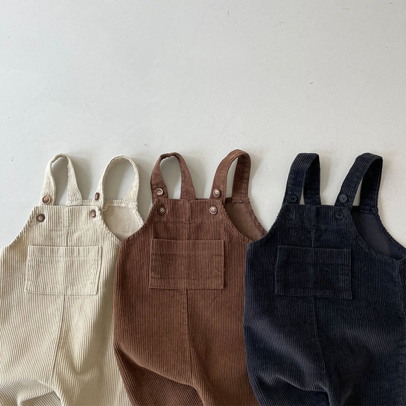 CozyStride – Ribfluwelen Tuinbroek voor Baby’s