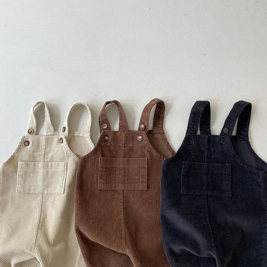 CozyStride – Ribfluwelen Tuinbroek voor Baby’s