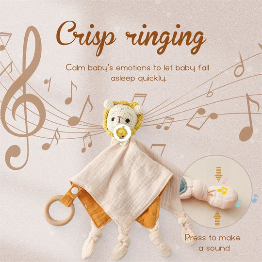SnuggleBoo™ Knuffeldoekje met Bijtring & Rammelaar