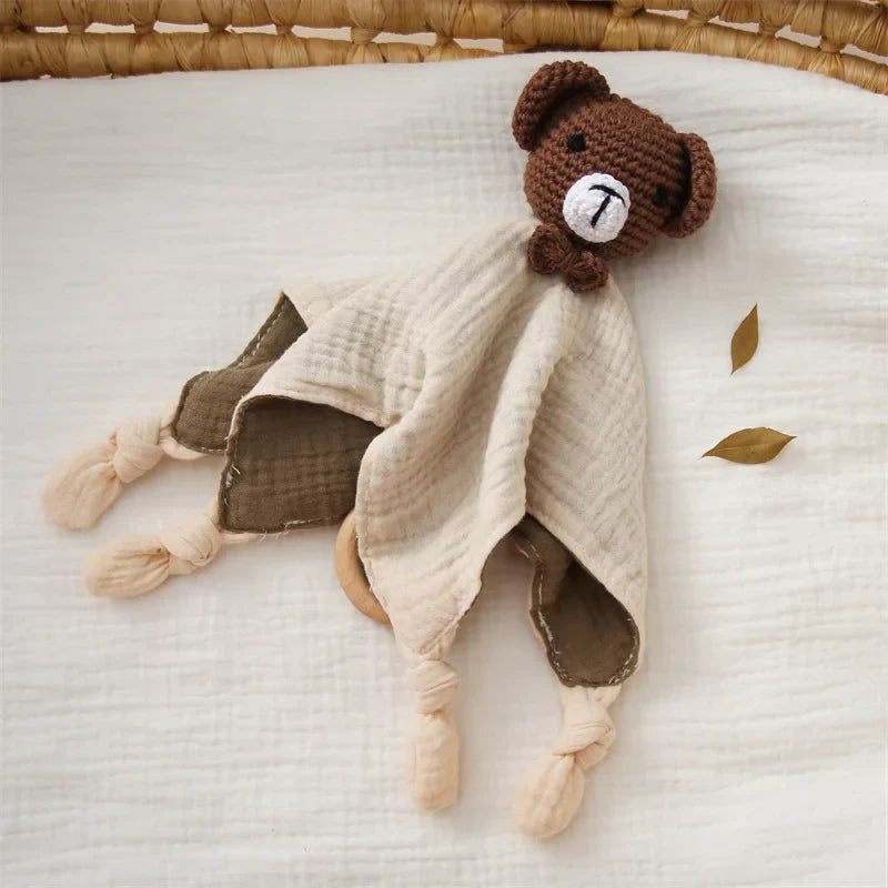 SnuggleBoo™ Knuffeldoekje met Bijtring & Rammelaar