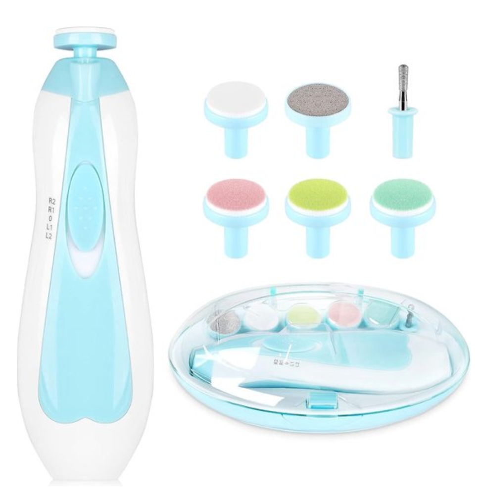 SafeCare™ Baby Nagelvijlset – Elektrisch, Veilig en Geruisloos Vijlen voor Baby’s