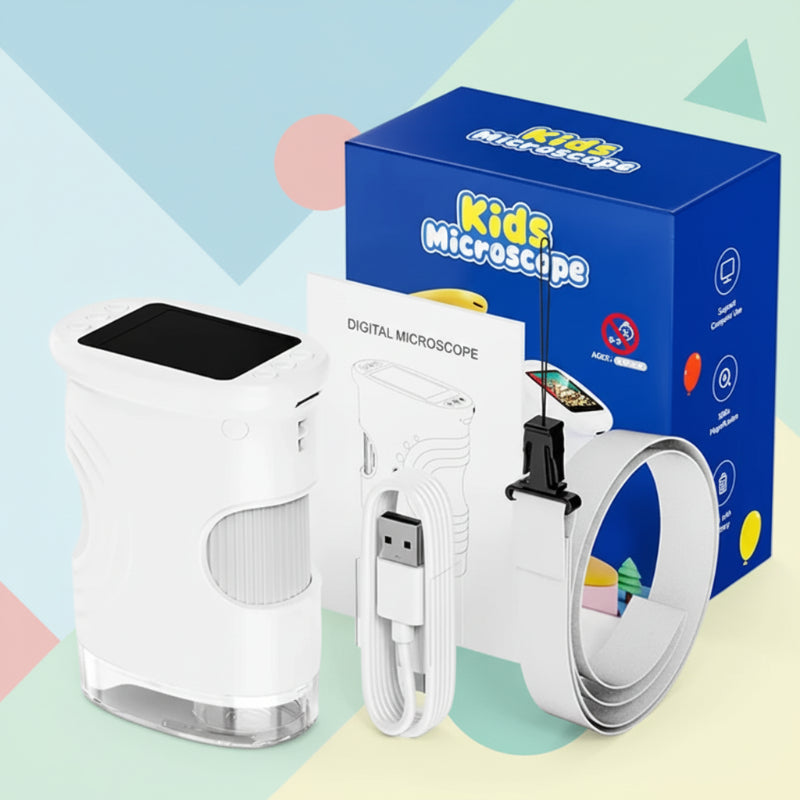 MicroScout – Handheld Microscoop met Vergroting en Scherm