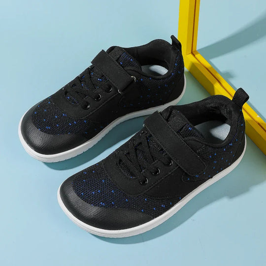 FlexiBare – Barefoot Kindersneakers met Brede Neus