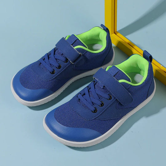 FlexiBare – Barefoot Kindersneakers met Brede Neus