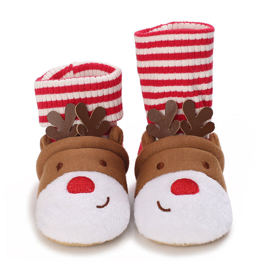 SantaSteps™ – Warme Kerstpantoffels met Antislipzool