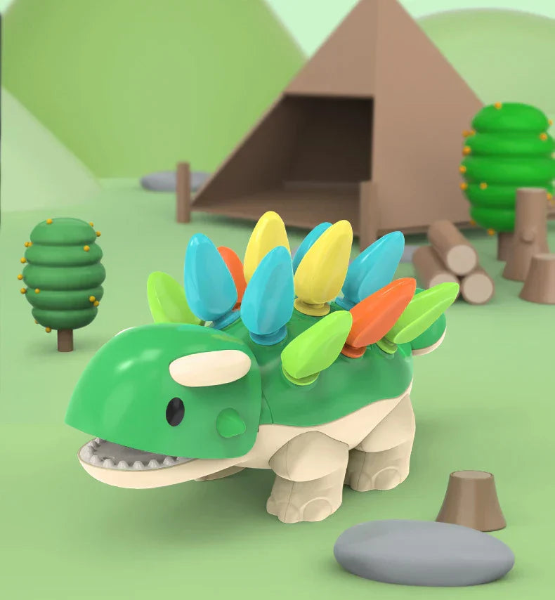 SensoryDino™ – Montessori Kleur- en Sorteerspeelgoed voor Peuters