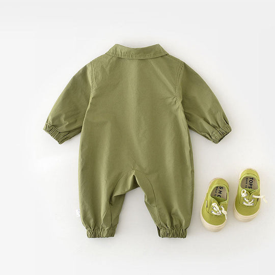 CrocAdventure – Speelse Olijfgroene Jumpsuit