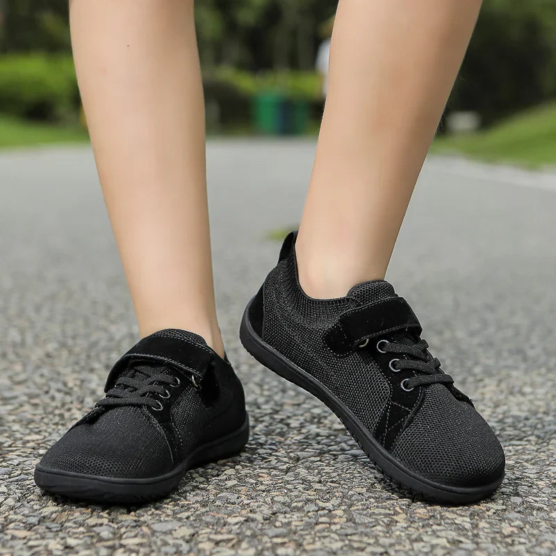 FreeStep – Barefoot Kindersneakers met Brede Neus en Flexibele Zool