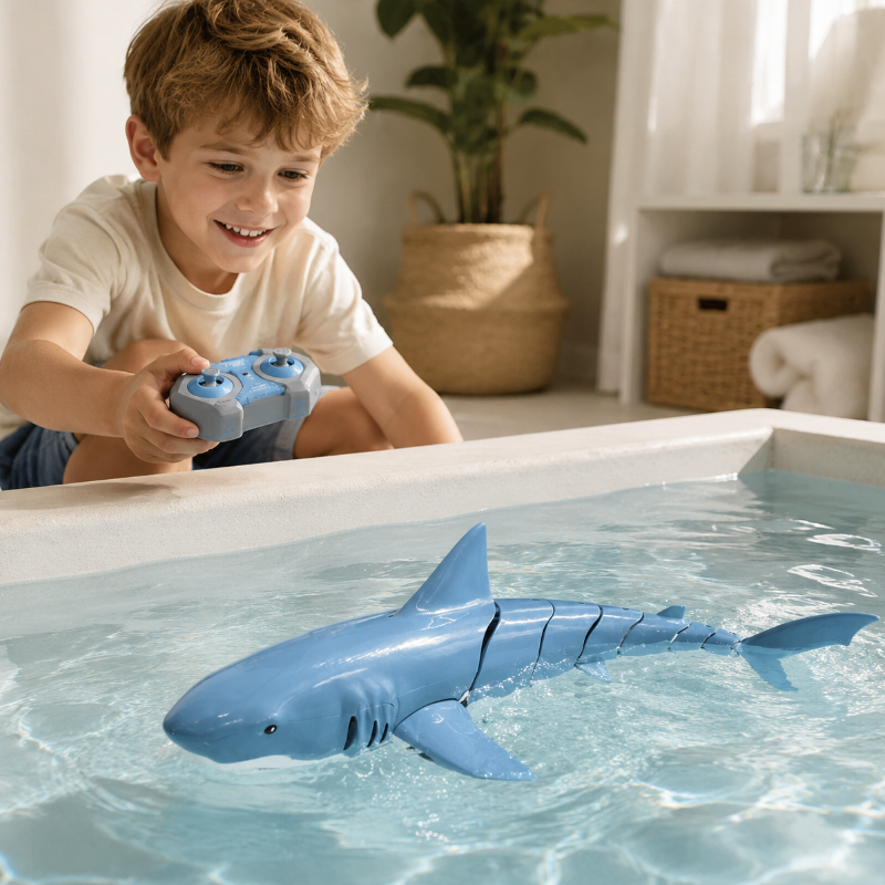 FinDrive bestuurbare RC haai - Milo & Moon