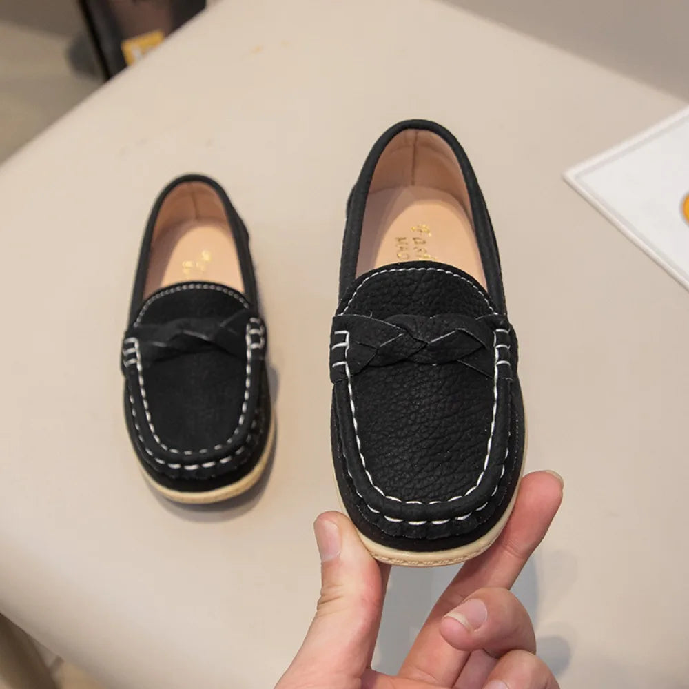 StepLoaf™ – Leren Loafers voor Kinderen