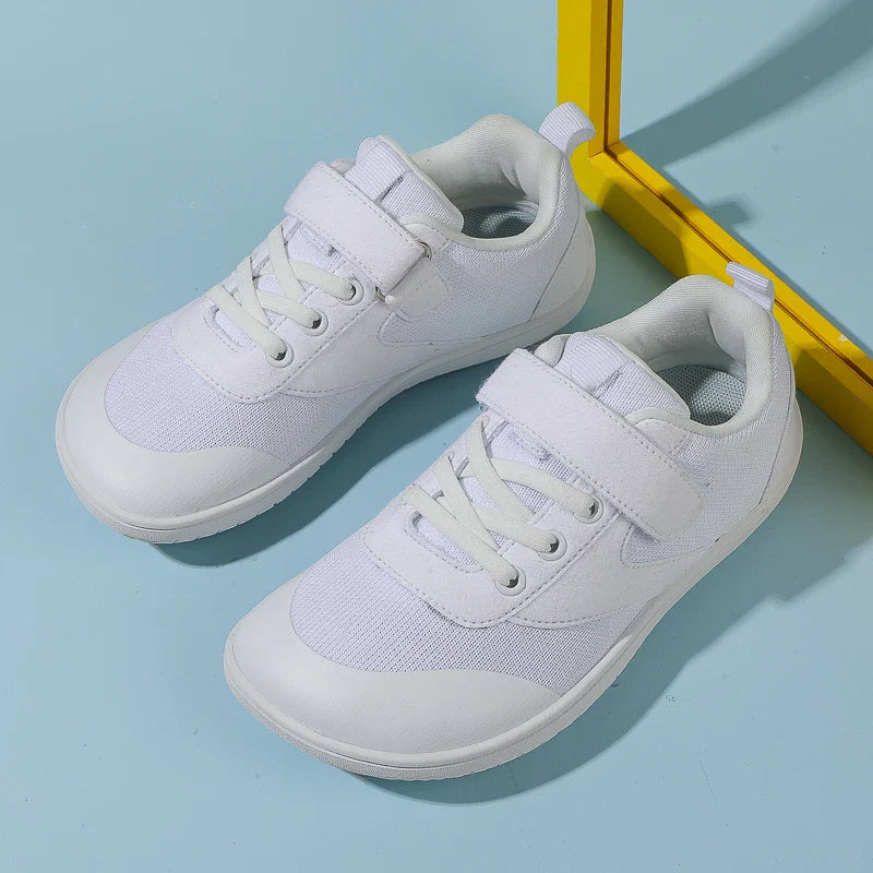 FlexiBare – Barefoot Kindersneakers met Brede Neus