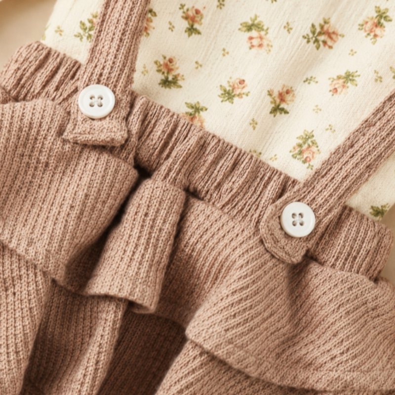 Fleurtje baby outfit ruchesrok - Milo & Moon