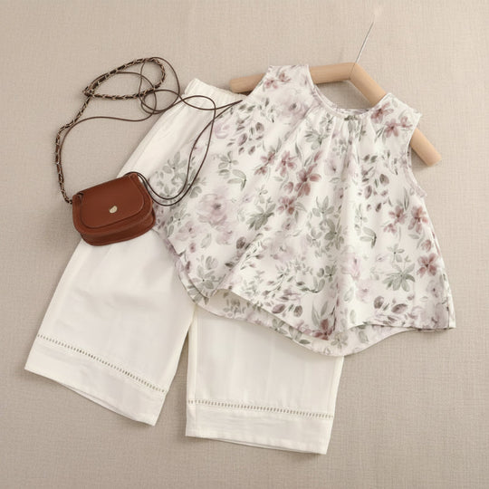 ZomerZoet zomerset witte bloemen - Milo & Moon