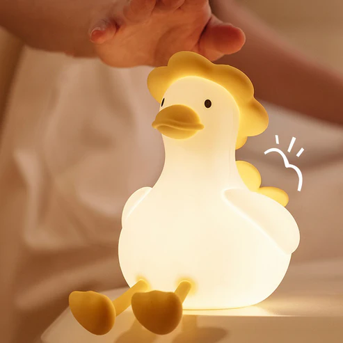DuckGlow™ – Schattig LED Squishy Nachtlampje – USB Oplaadbaar