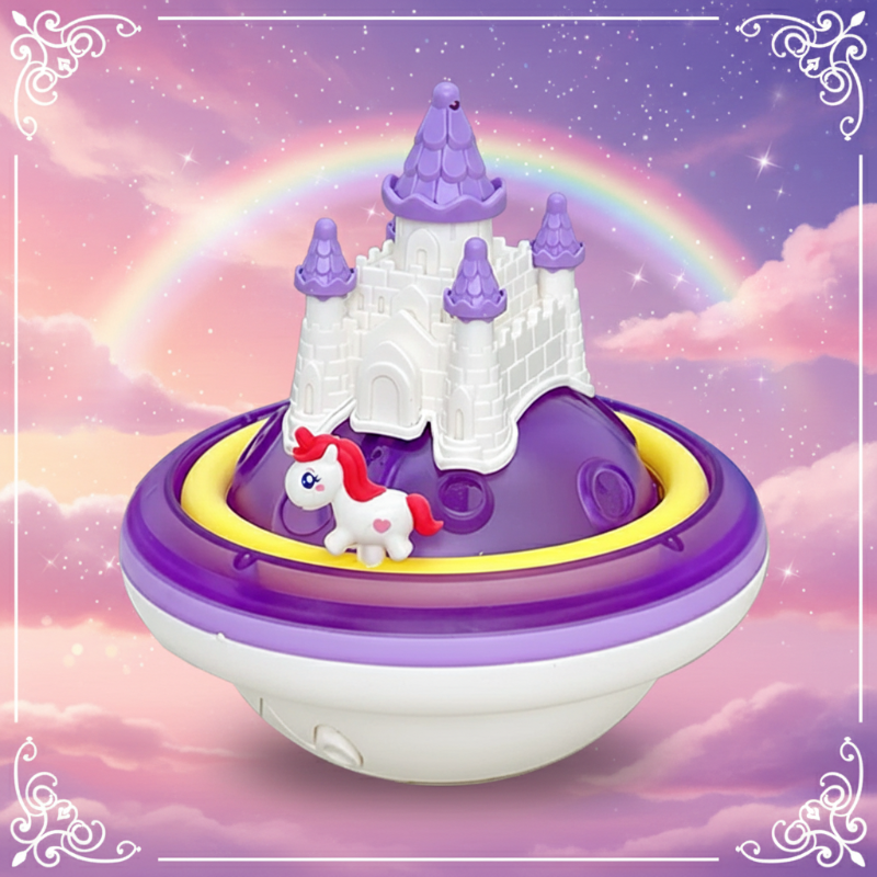 SplashMuse unicorn kasteel paars - Milo & Moon