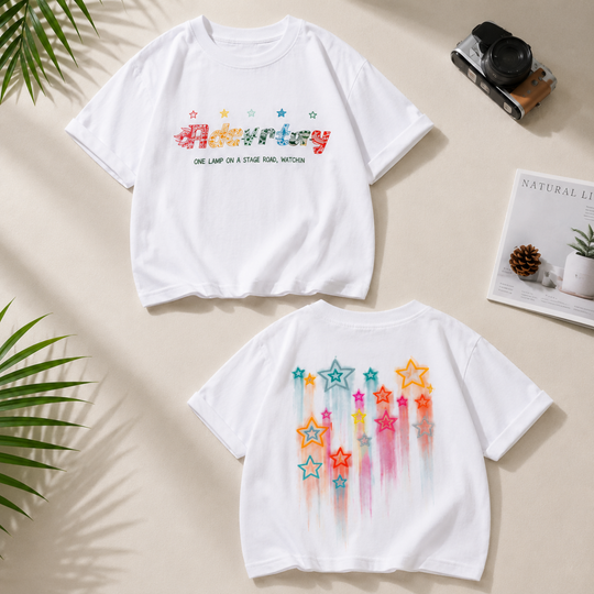Twinkel kinder T-shirt wit - Milo & Moon