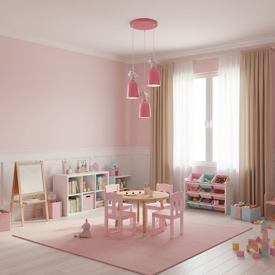 Figuur hanglamp Scandinavisch kinderkamer