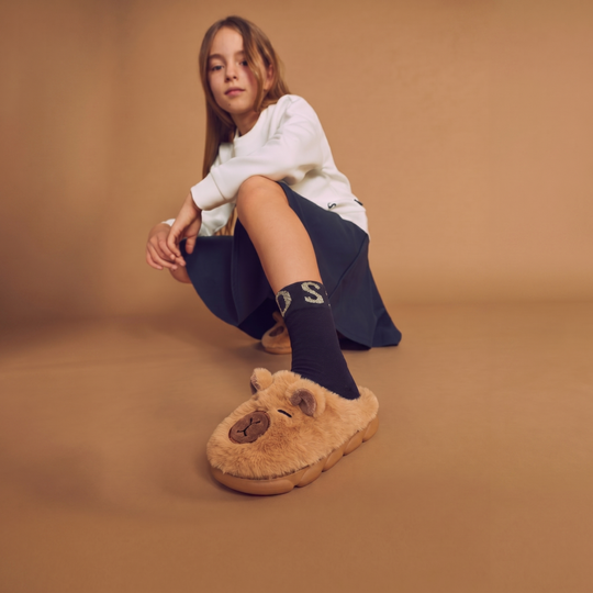 CozyCritter – Pluche Zacht Dierenontwerp Winter Slippers