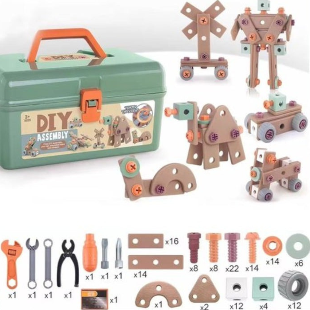 HandyHeroes™ – Gereedschapskoffer voor Kinderen – Educatief Doe-Het-Zelf Speelgoed