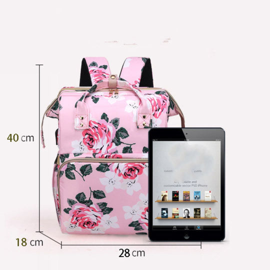 BloomShield™ – Opvouwbare Luiertas met Muskietennet, Stijlvol & Praktisch