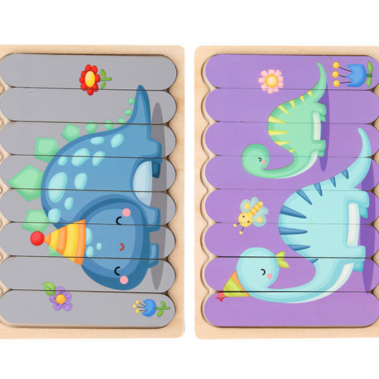 PuzzleNest™ – Montessori Houten Puzzel – Educatief & Creatief Speelgoed voor Kinderen