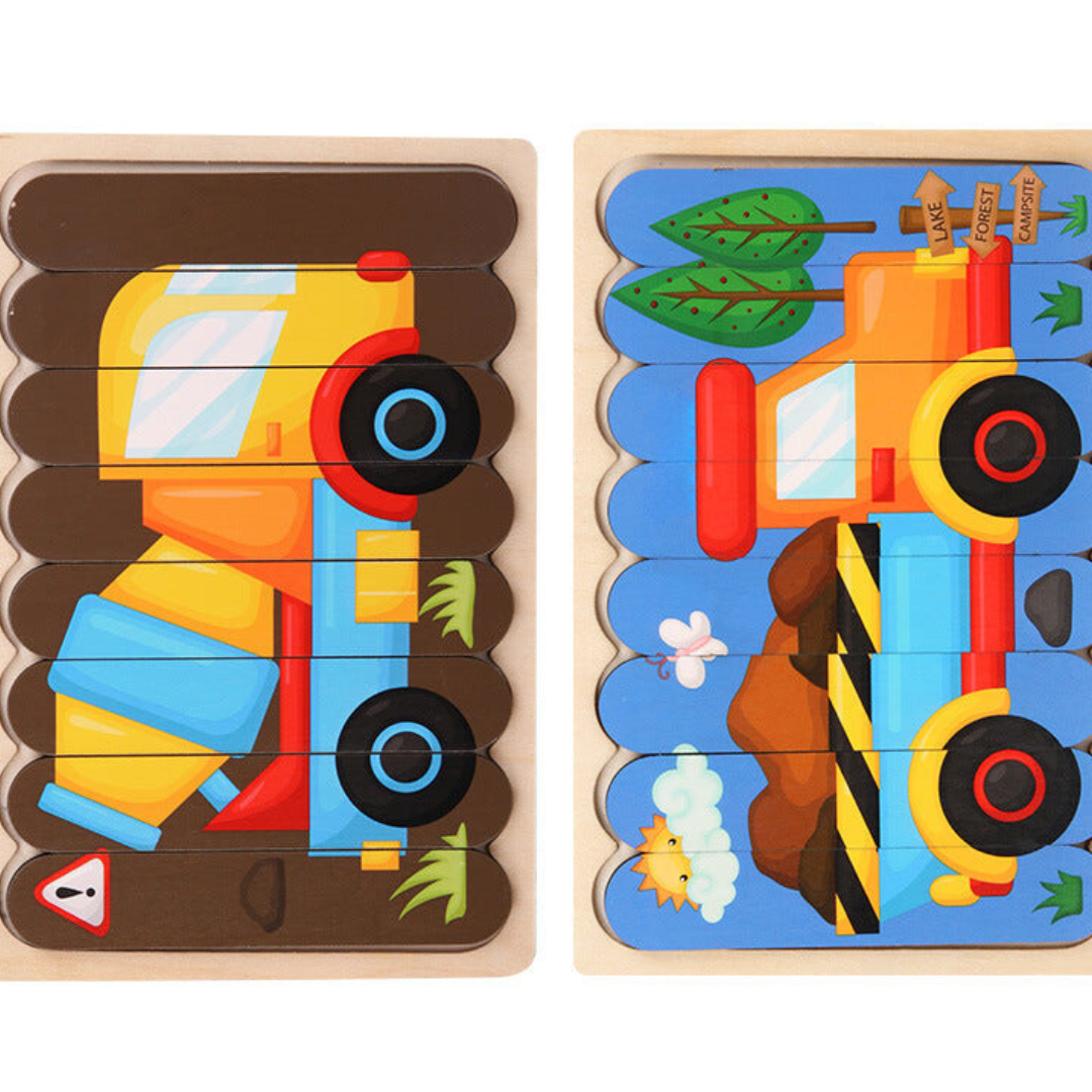 PuzzleNest™ – Montessori Houten Puzzel – Educatief & Creatief Speelgoed voor Kinderen