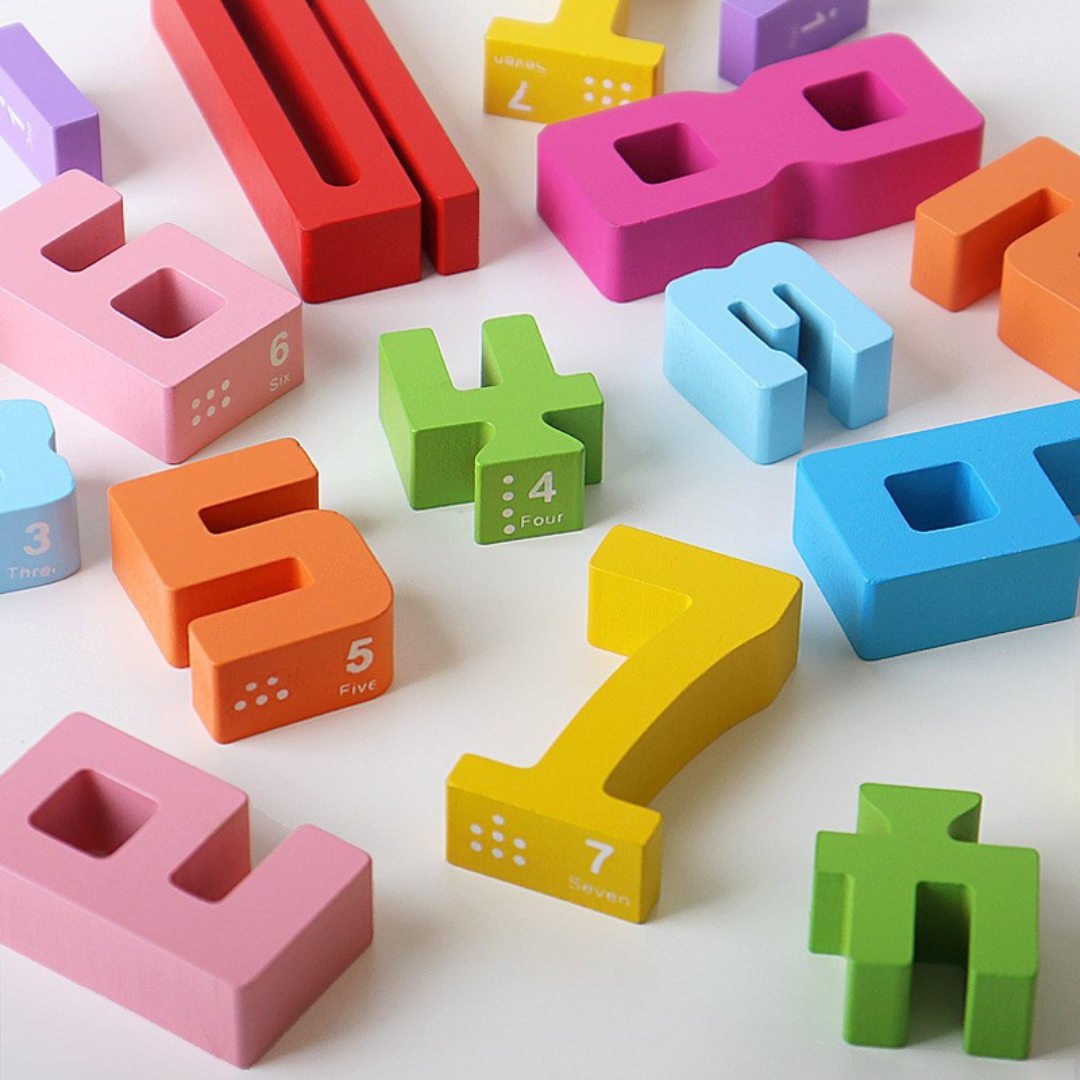 StackSmart™ – Kleurrijke Rekenblokken voor Kinderen – Educatief Cijfer- en Telspel