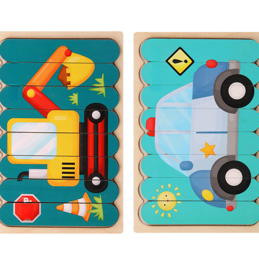 PuzzleNest™ – Montessori Houten Puzzel – Educatief & Creatief Speelgoed voor Kinderen