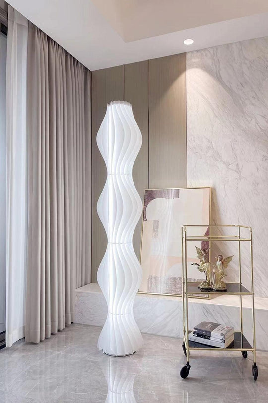 Aurelio vloerlamp compleet wit