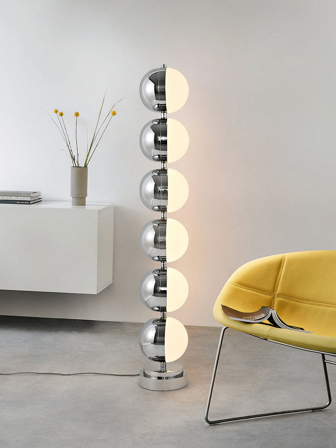 Eigentijdse sta-lamp woonkamer