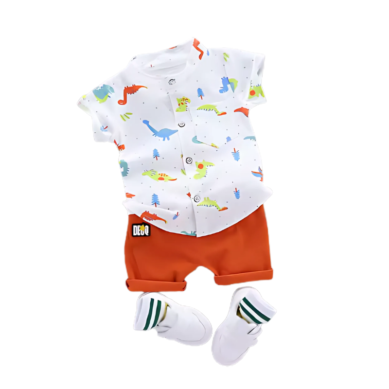 DinoBreeze – Dino Print Zomeroutfit