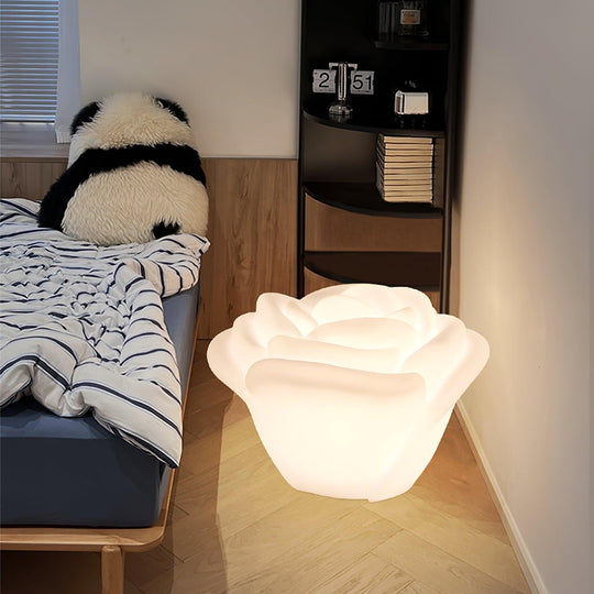 LED sfeerlamp in rozenvorm voor de babykamer