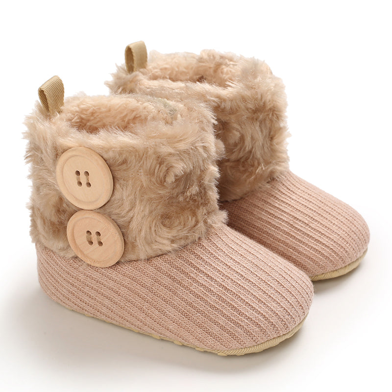 SnuggyPaws™ – Warme Baby Winterschoenen met Antislip Zool