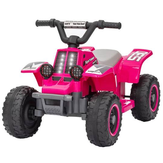 Aiyaplay™ 6V Elektrische Kinder Quad – Roze Ride-On ATV met Voor- & Achteruit Rijden, Comfort Zitting & Ledverlichting (18-36 maanden)