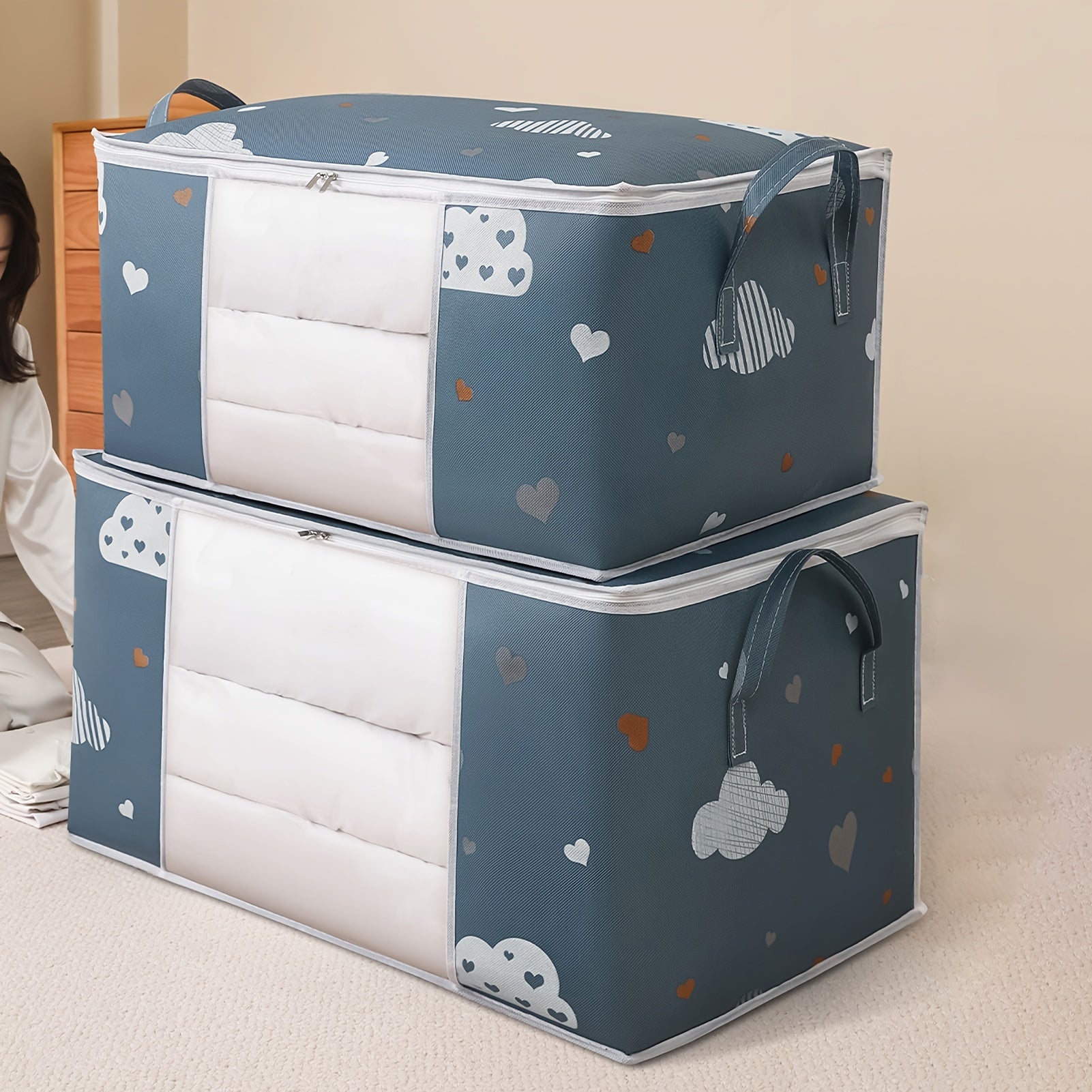 SmartStorage™ – Grote Opbergzak voor Kleding & Babydekens – Praktisch & Duurzaam