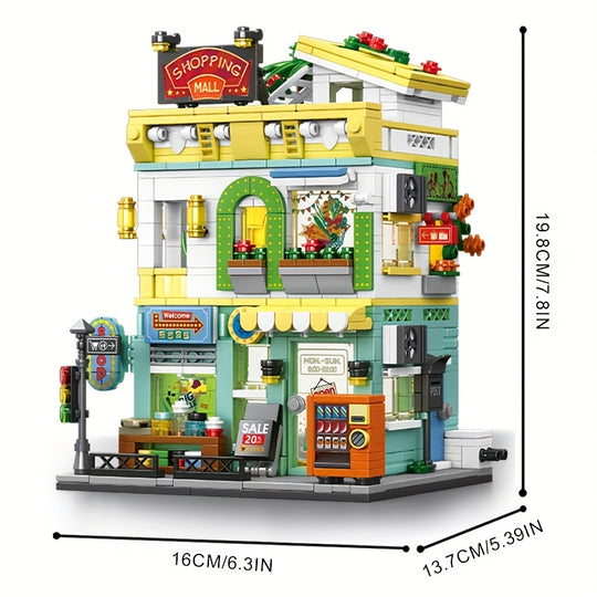 MallMaster™ – 1005-delige Realistische Winkelcentrum Bouwset