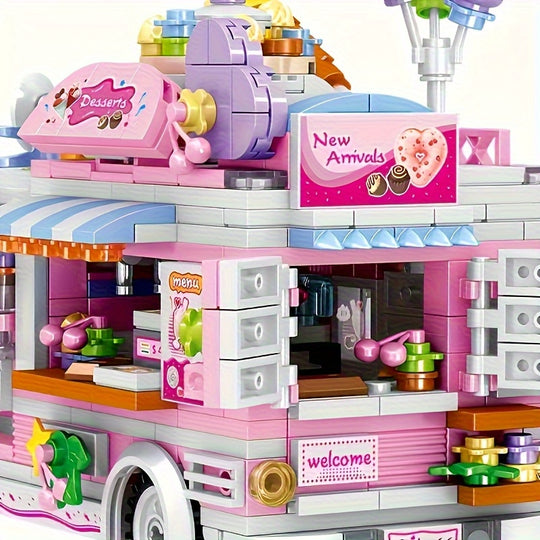 SweetStreet™ – 591-delige Dessert Truck Bouwset