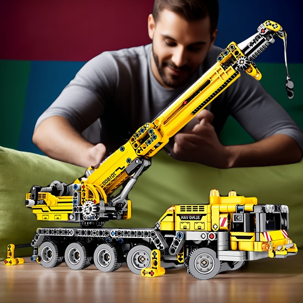 MegaCrane™ – 1005-delige Mechanische Kraan Bouwset