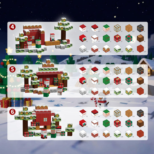 MagniXmas™ – 150-delige Magnetische Kerstthema Bouwblokken Set