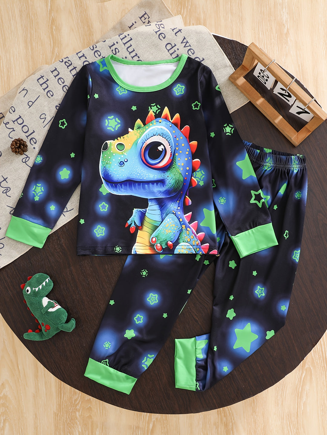 DinoDreams™ – 2-delige Jongens Glow-in-the-Dark Pyjama