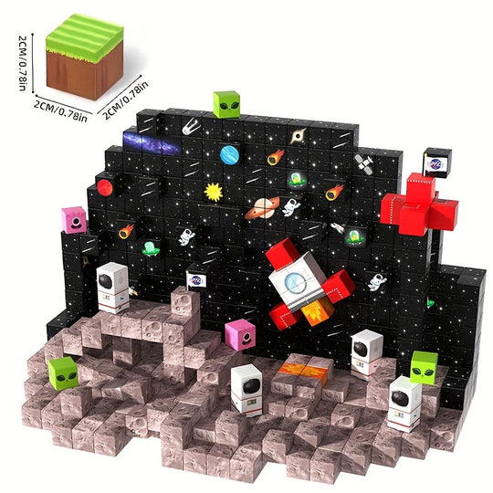MagnoFun™ – 100-delige Magnetische Bouwset – Creatief STEM Sensory Speelgoed